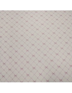 papel lazos rosas