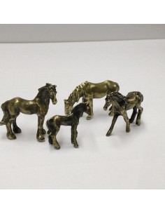 Figura de metal (caballos)