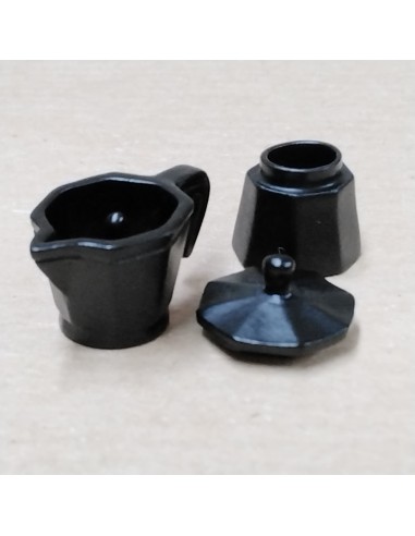 Mini cafetera exprés negra