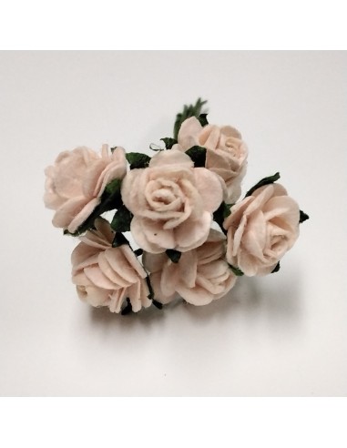 Rosas en miniatura de papel