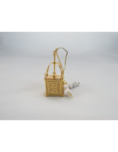 Lámpara  dorada estilo árabe