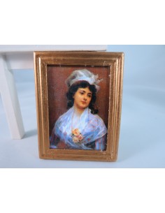 Cuadro, retrato de una dama