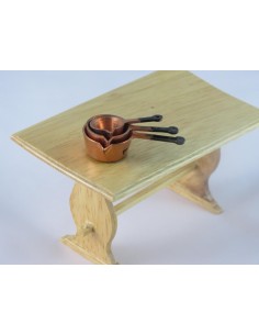 Set tres cazos de cobre 2
