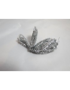 Espumillón plateado