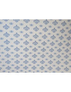 Papel dibujo en azul