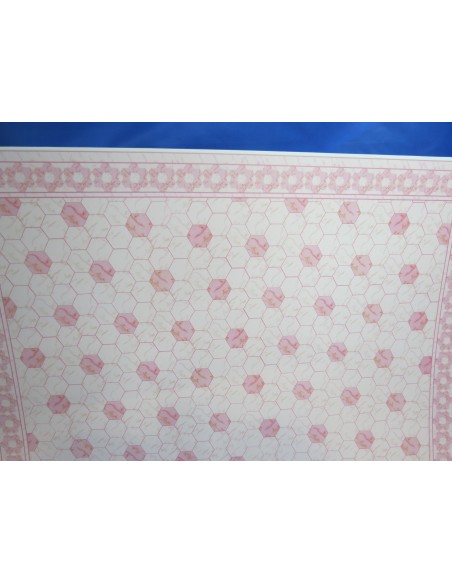 Suelo baldosas rosas