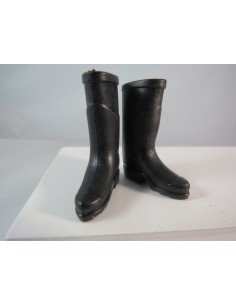 Botas altas de goma negras, rojas o verdes 2