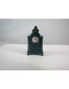 Reloj de mesa azul