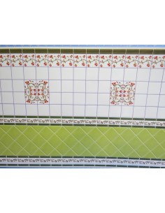 Alicatado para baño en relieve