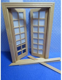 Puerta doble, palilleria