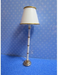 Lampara de pie blanca 2