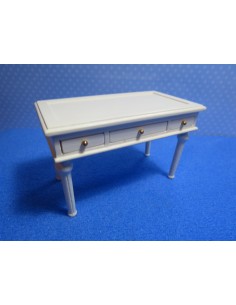 Mesa de escritorio en crema