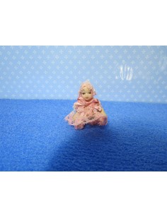 Bebe vestido de rosa