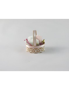 Cesta rosa