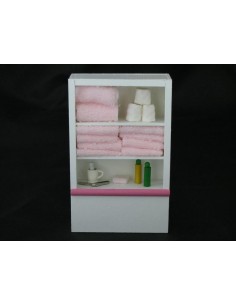 Mueble en miniatura blanco...