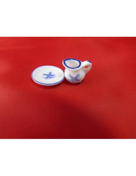 jarra o lechera y plato