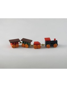 Tren de colores en miniatura