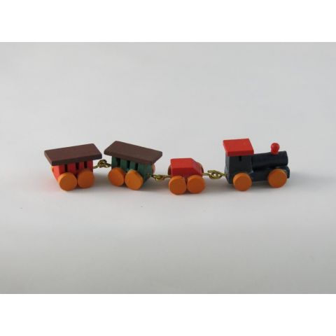 Tren de colores en miniatura