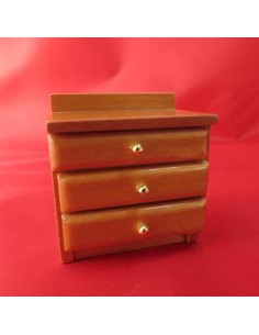 Mesilla de noche color pino