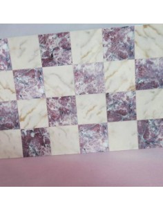 Marmol blanco / rosa