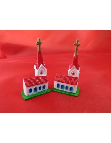 Mini iglesia en plastico