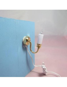 Aplique en miniatura estilo vela