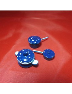 Batería de cocina azul