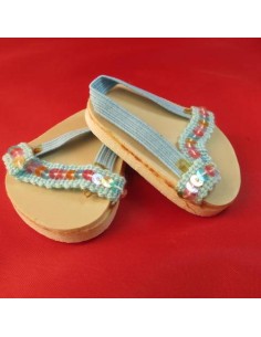 Sandalias celestes