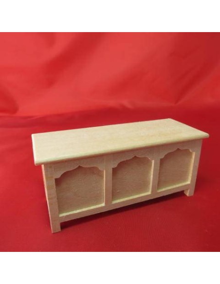 Arcón o baul sin pintar