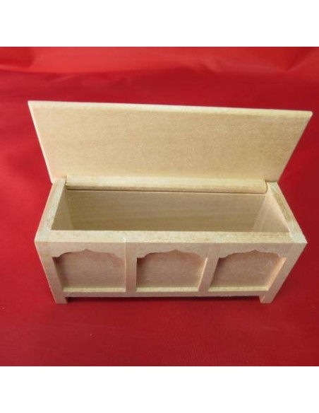 Arcón o baul sin pintar