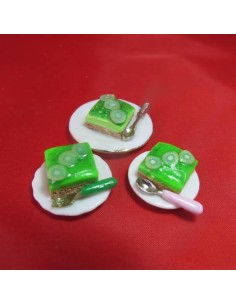 Tarta de galleta y kiwi. 2