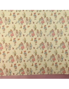 Papel infantil fondo amarillo