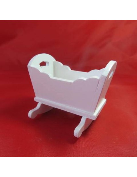 Cuna blanca balancin