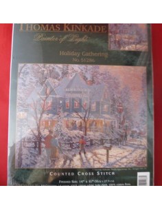 Kit de punto de cruz, "reunión por navidad" 2