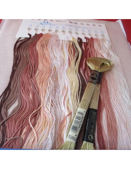 Kit de punto de cruz, diseño de Maria scharrenburg