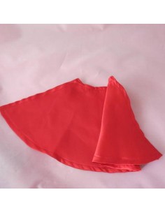 Capa roja de raso