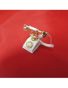 Telefono de epoca blanco 2