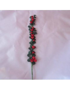 Guirnalda de rosas rojas