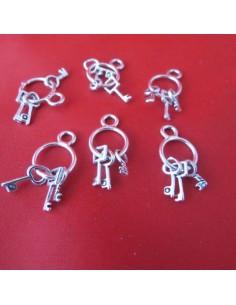Llaves color plata