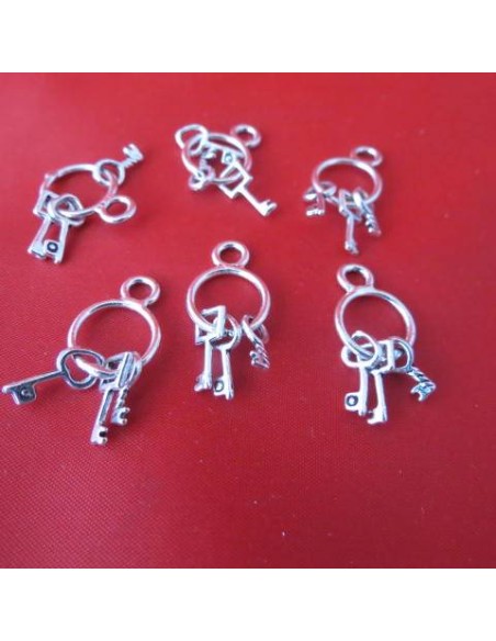 Llaves color plata