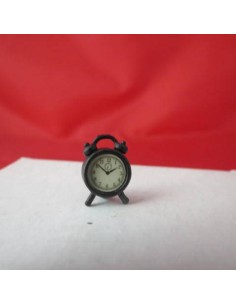Reloj despertador negro