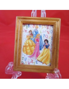 Cuadro, princesas disney