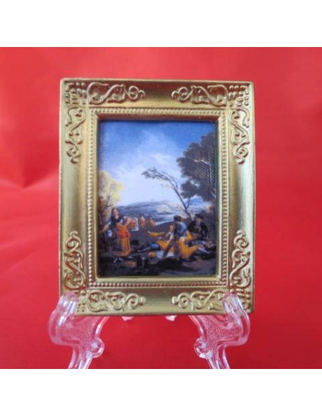 Cuadro "la merienda" de Goya