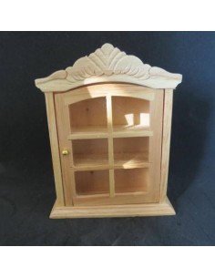 Vitrina de colgar en color pino