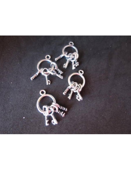 Llaves color plata
