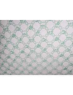 Papel victoriano de cocina en verde  2