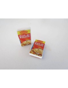 Caja  vacia de pure de patatas