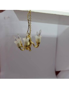 Lampara 5 tulipas, escala 1:24