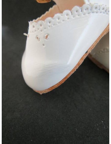 Zapatos de charol online blanco