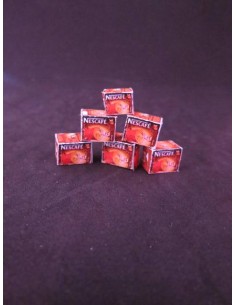 Caja vacia de nescafe en miniatura UNIDAD 2